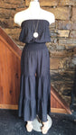 Ruffled Wide Leg Jumpsuit