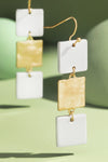 Acetate Square Drop Earrings
