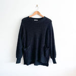 Popcorn Sweater with pockets