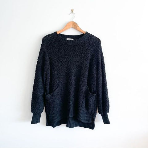 Popcorn Sweater with pockets