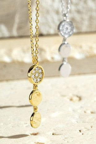 Brass Three Tier Necklace