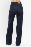 Judy Blue HW Front Seam & Dart Detail Wide Leg