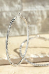 Hammered Metal Hoops