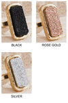 Glittering Druzy Ring