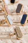 Glittering Druzy Ring