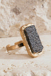 Glittering Druzy Ring