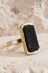 Glittering Druzy Ring