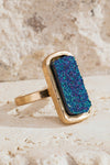 Glittering Druzy Ring