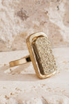 Glittering Druzy Ring