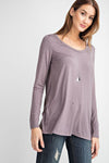 Modal Basics Top-Smokey Grey