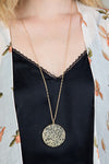 Brass & Semi-Precious stone Necklace