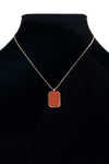 Semi-Precious Stone Charm Necklace