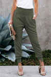 Pleated Banded Pants