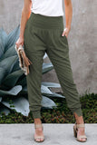 Pleated Banded Pants