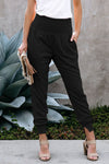 Pleated Banded Pants