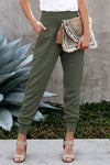Pleated Banded Pants