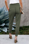 Pleated Banded Pants