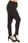 Plus Zipper Pocket Treggings