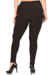 Plus Zipper Pocket Treggings