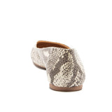 Snakeskin Print Ballet Flats