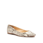 Snakeskin Print Ballet Flats