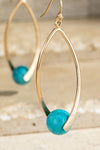 Semi-Precious Drop Dangles