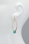 Semi-Precious Drop Dangles