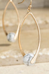 Semi-Precious Drop Dangles