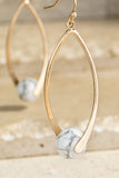 Semi-Precious Drop Dangles