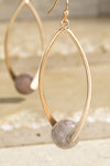 Semi-Precious Drop Dangles