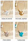 Semi-Precious Drop Dangles