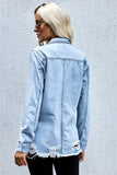 Distressed Denim Shaket