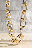 Mixed Linked Chain Necklace