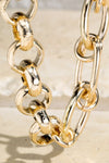 Mixed Linked Chain Necklace