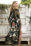 Tie-dye Angel Sleeve Kimono