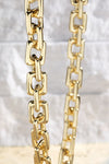 Brass Metal Link Necklace