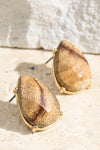 Semi-Precious Tear Drop Earrings