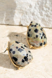 Semi-Precious Tear Drop Earrings