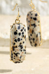 Semi-Precious Stone Dangle Drop Earrings