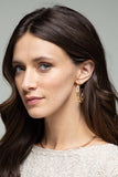 Metal Link Dangle Hoops