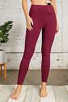 Perfect Leggings-Burgundy