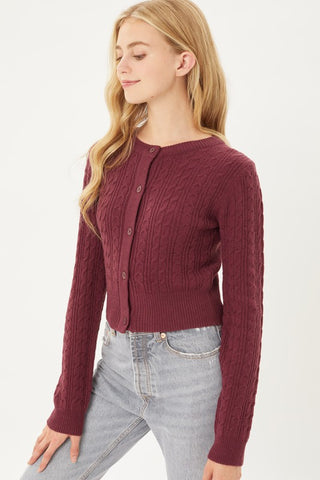 Cable Knit Cardigan