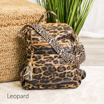 Madi Convertible Backpack-Leopard