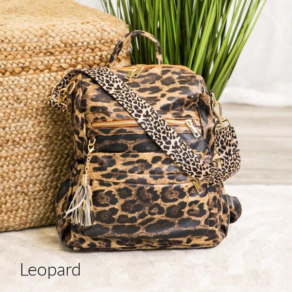 Leopard Mini Diaper Bag- Itzy Ritzy – The Rowe Boutique