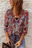 Floral V-Neck Top