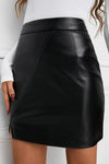 Bodycon Vegan Leather Mini