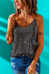 Midnight Sequin Tank