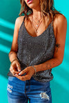 Midnight Sequin Tank
