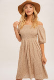 Bubble Sleeve Babydoll Dress