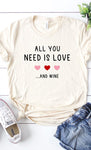 Love & Wine Tee